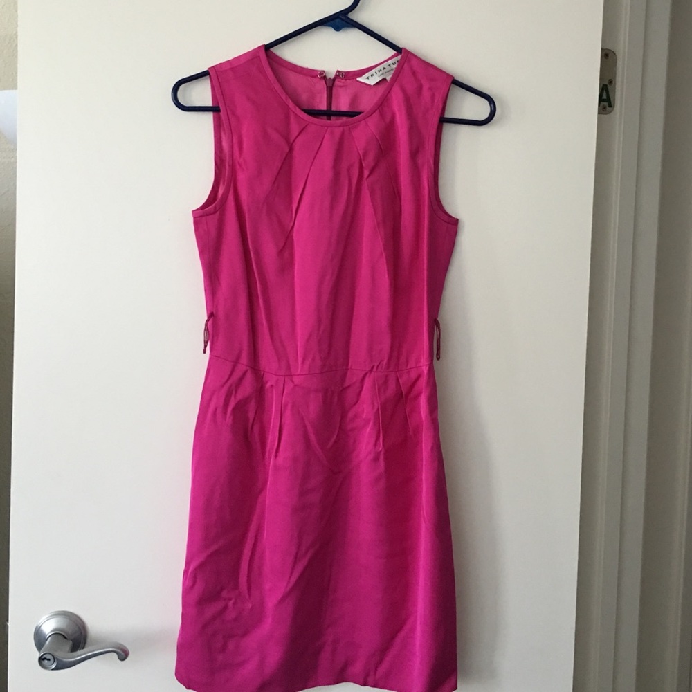 Hot pink Trina Turk Los Angeles dress.